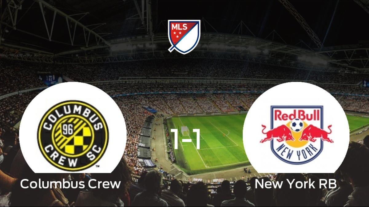 El New York RB saca un punto al Columbus Crew a domicilio 1-1