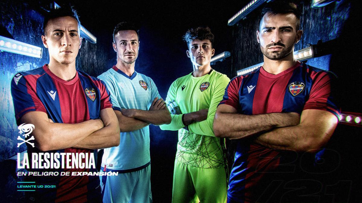 Mira las nuevas camisetas del Levante UD para la 2020/2021