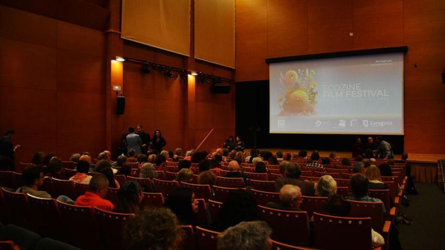 La presentación del Ecozine, el pasado jueves en la filmoteca. | JOSEMA MOLINA