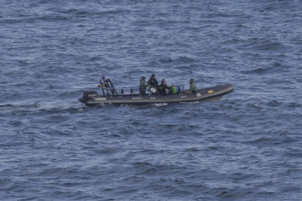 Segundo día del operativo de búsqueda en Salinas y Arnao de la mujer que cayó al mar mientras pescaba de madrugada