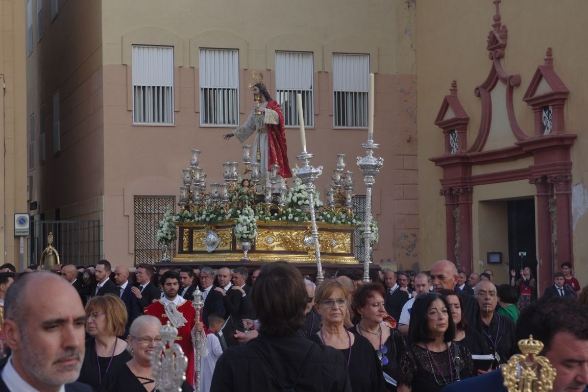 Traslados del Señor de la Cena y la Virgen del Carmen de la Colonia Santa Inés a sus altares del Corpus