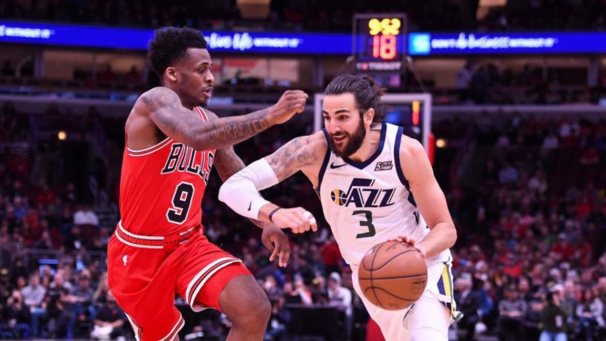 Ricky Rubio lidera la victoria de los Jazz