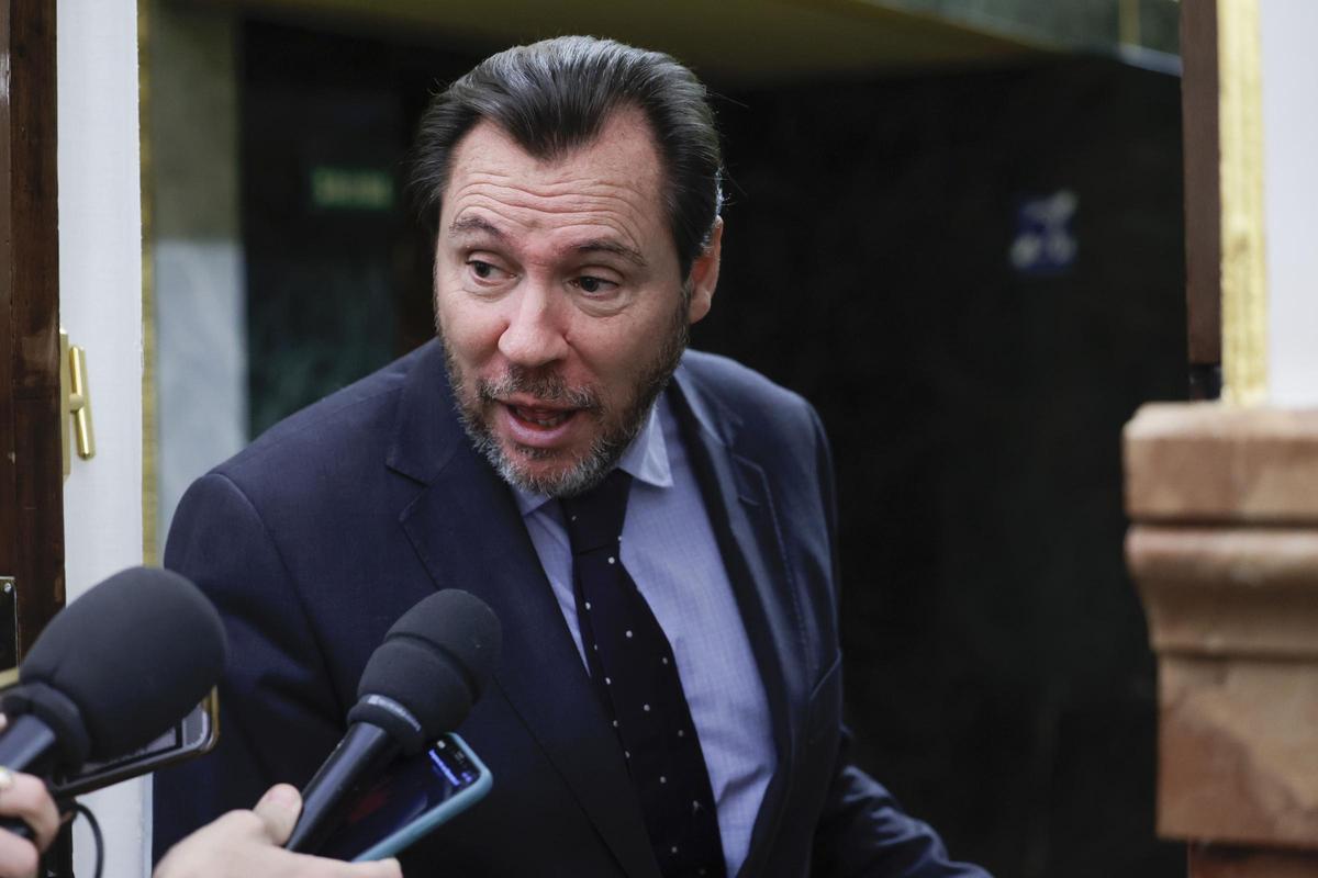 Oscar Puente, en el Congreso de los Diputados