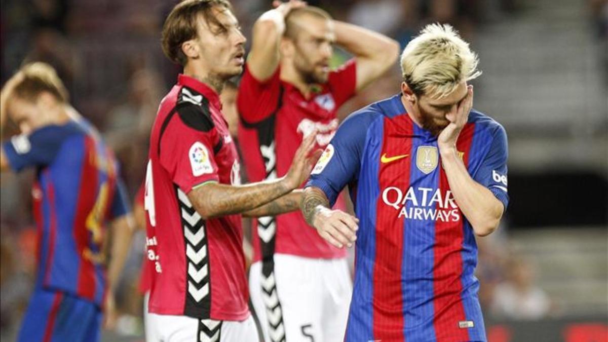 Messi no pudo evitar la derrota