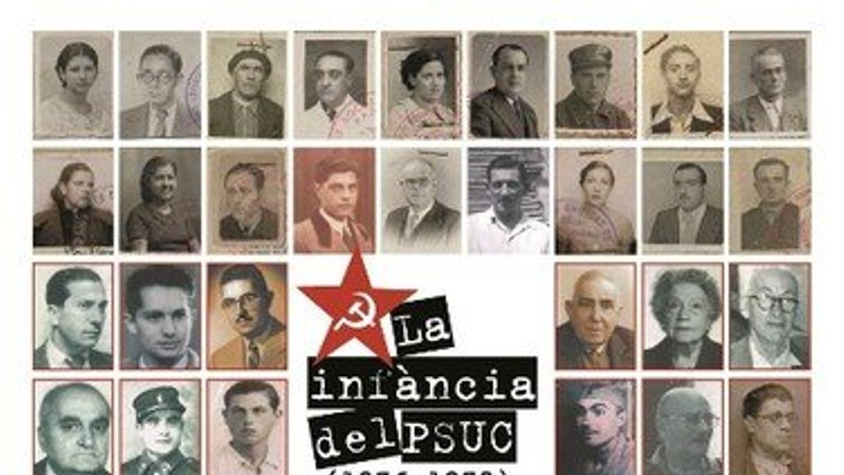 Cartel de la exposición 'La infància del PSUC (1936-1939), El retorn dels Papers de Salamanca al Baix Llobregat'.