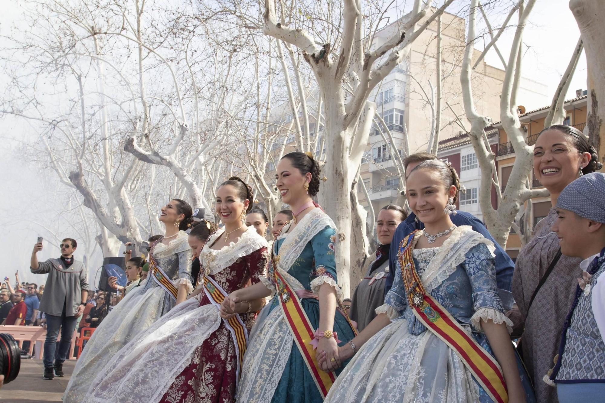 La mascletà de Xàtiva de hoy, 17 de marzo de 2024, en imágenes