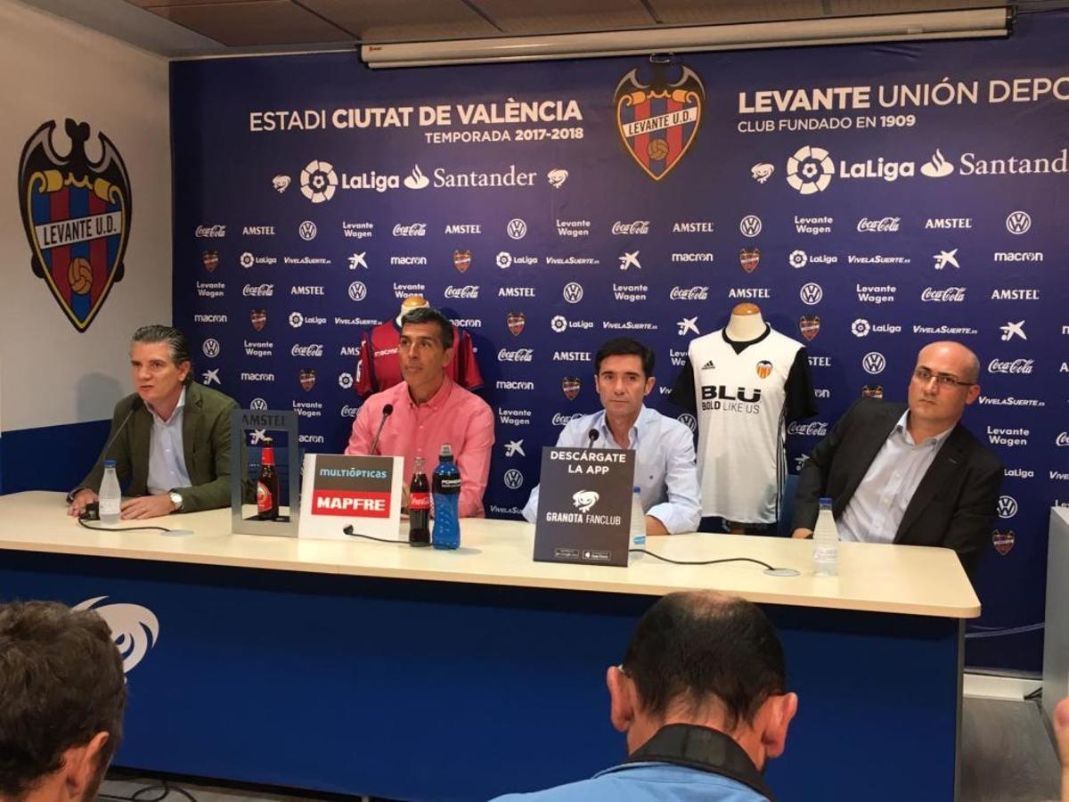 Rueda de prensa de ambos técnicos previa al derbi del sábado.