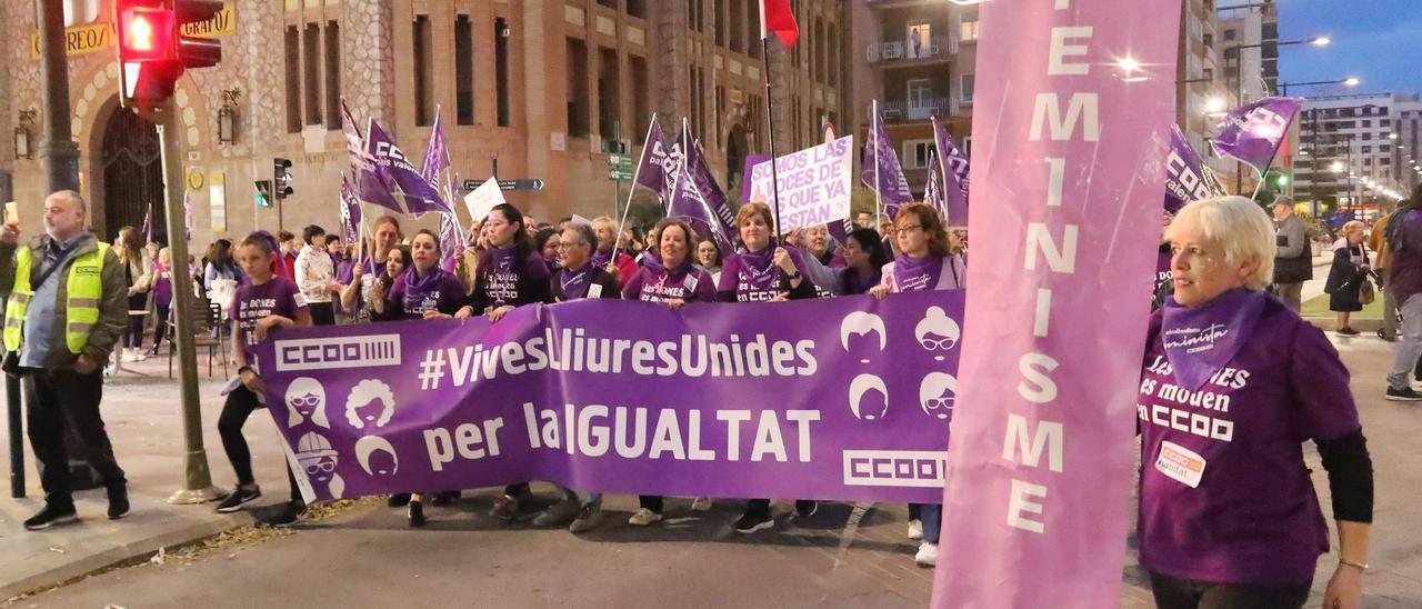 El cartel reivindicativo convoca la manifestación para este viernes en Castelló