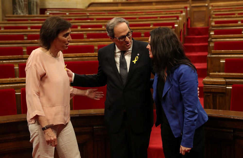 Ple d''investidura de Quim Torra