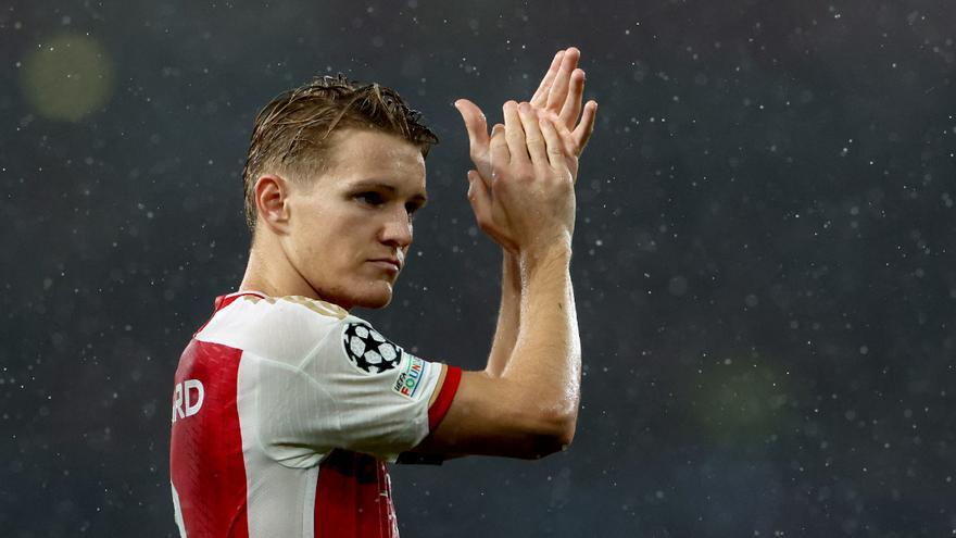 El 'palito' de Ødegaard al Real Madrid