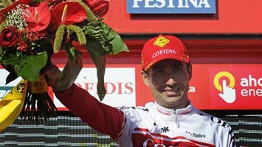 Moncoutie gana la etapa y Antón es el nuevo líder
