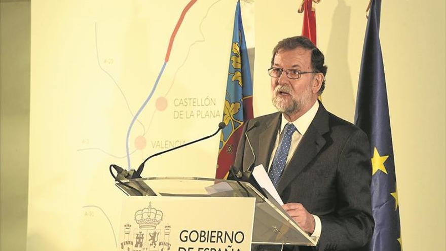 Rajoy prevé licitar la prolongación de la CV-10 hasta la Jana el próximo otoño