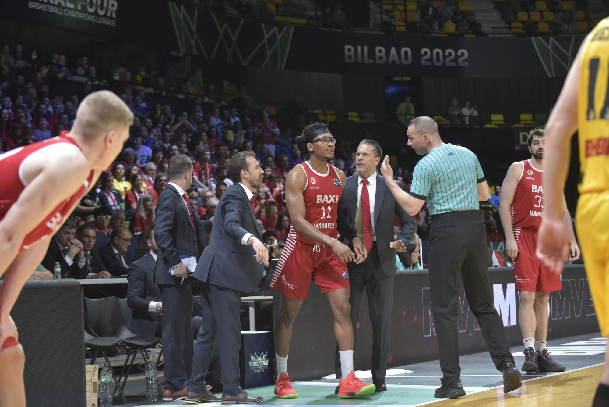 Riesen Ludwigsburg - Baxi Manresa: Les imatges de la semifinal de la Basketball Champions League