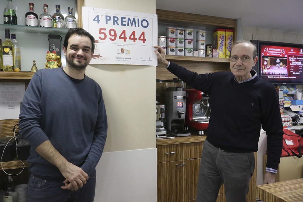 Premiados con un quinto premio en Gandia