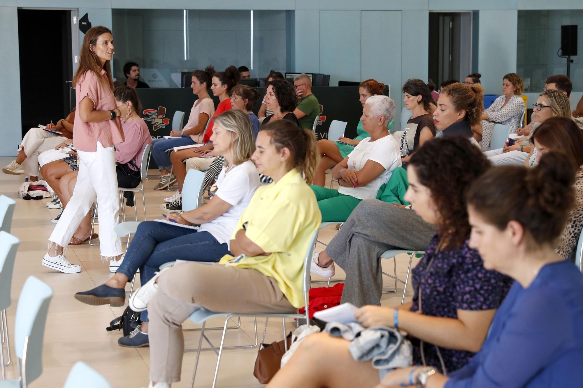 Taller de Claudia Bruna en el Foro de Educación.