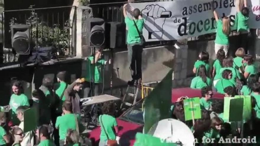 Marea verde ante la Felib