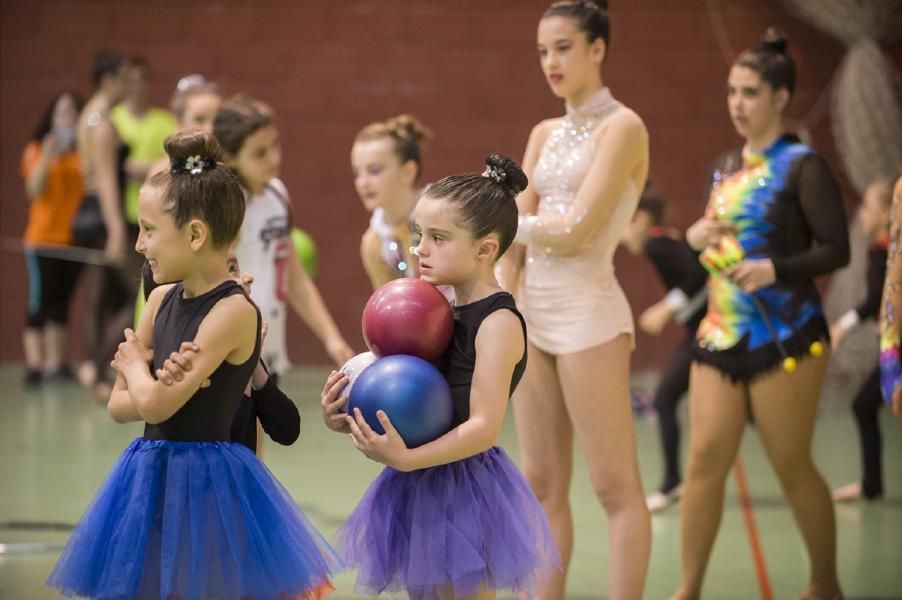 Exhibición de la Escuela de gimnasia rítmica