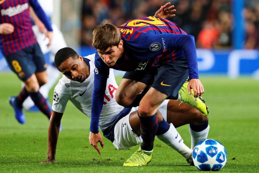 Barcelona y Tottenham se ven las caras en Camp Nou