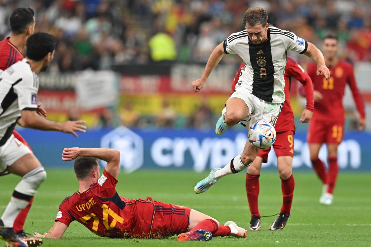 Fase de grupos del Mundial de Fútbol Qatar 2022 entre España y Alemania en el estadio Al Bait en Al Khor (Catar)