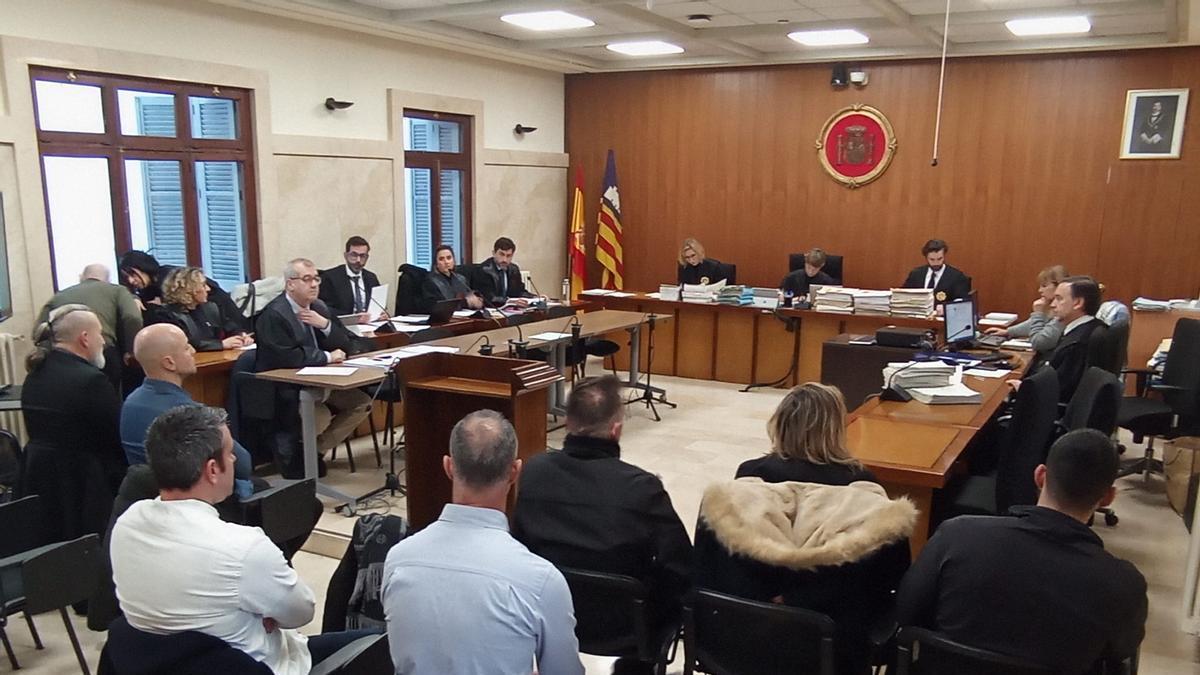 Imagen del juicio celebrado en enero del año pasado.