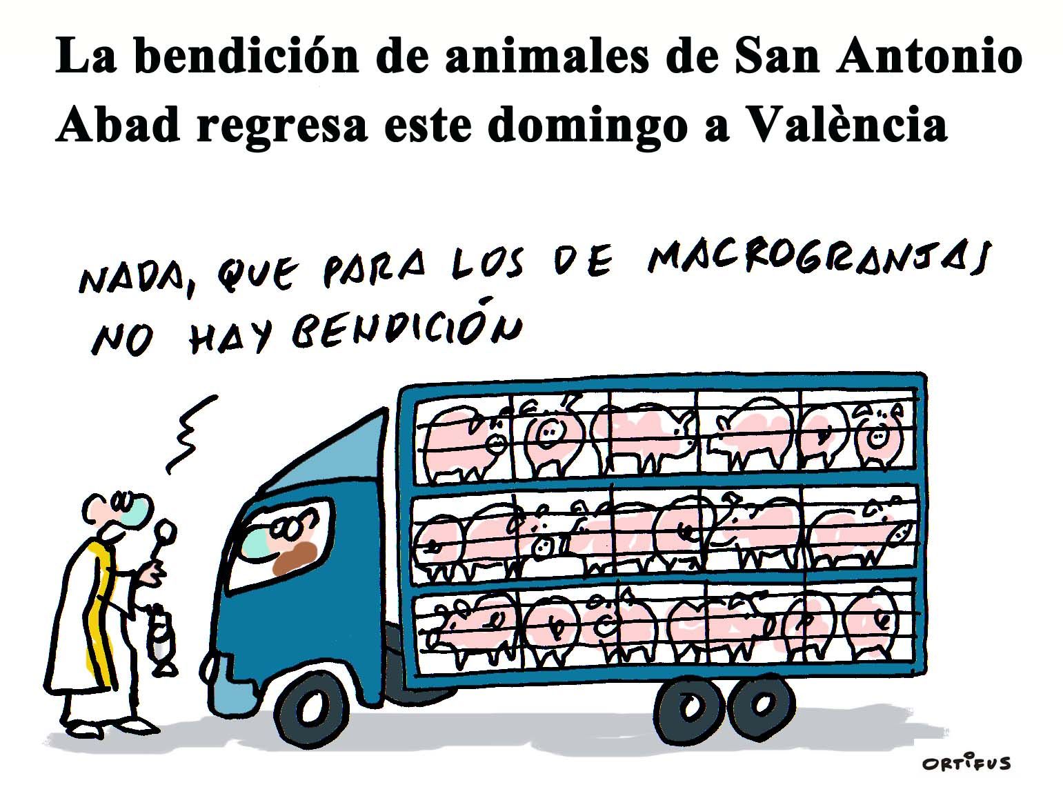 La bendición de animales de San Antonio Abad regresa este domingo a València