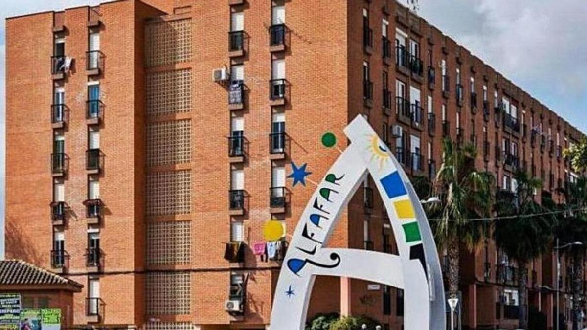 Parque público de viviendas en Alfafar.