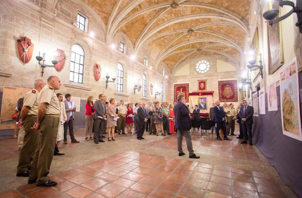 Exposición cartográfica en Capitanía General de València