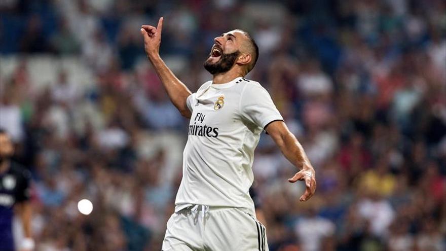 Benzema se libera de su carga goleadora frente al Leganés