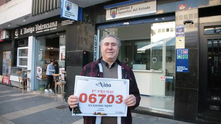 Primer premio de la lotería de El Niño en Castelló