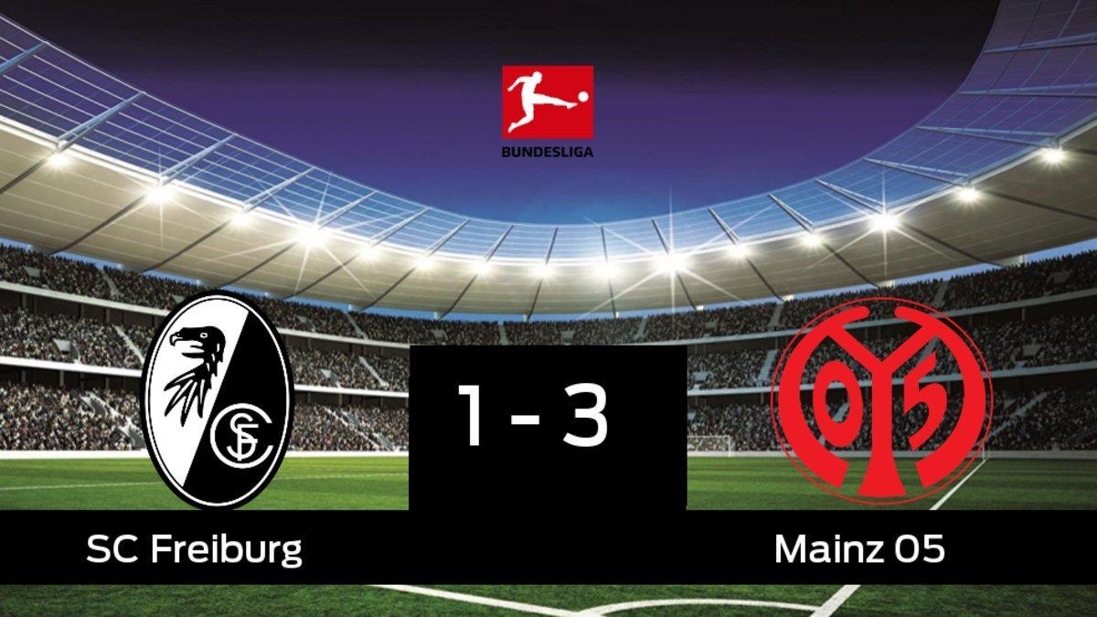 SC Freiburg 1 - 3 Mainz 05: El Mainz 05 derrotó al SC Freiburg por 1-3