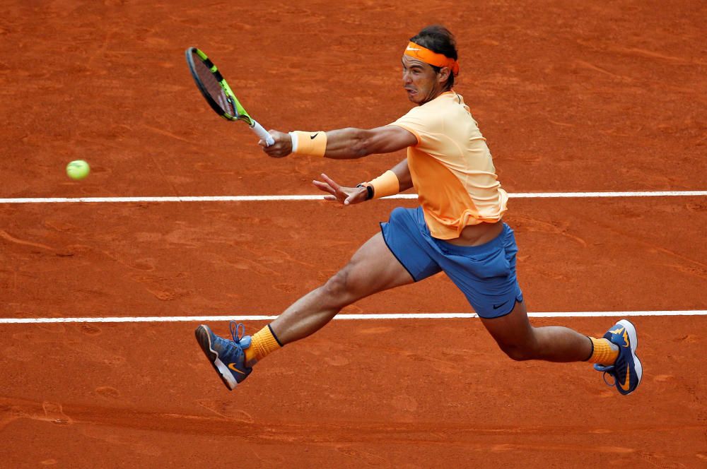 Las mejores imágenes de la semifinal del Masters de Madrid entre Nadal y Murray.