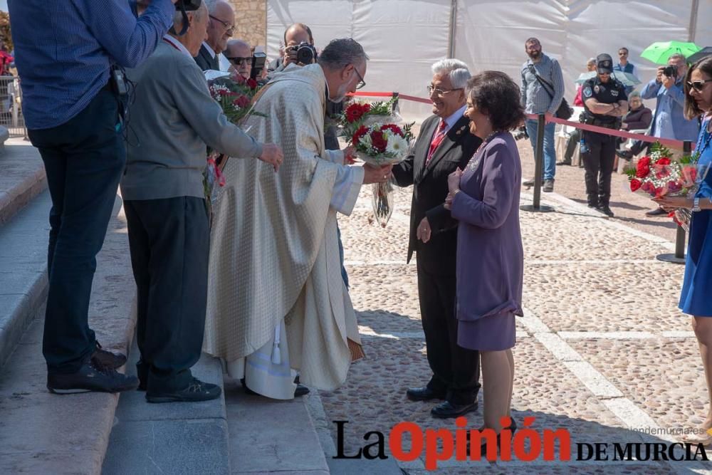 Ofrenda de flores en Caravaca