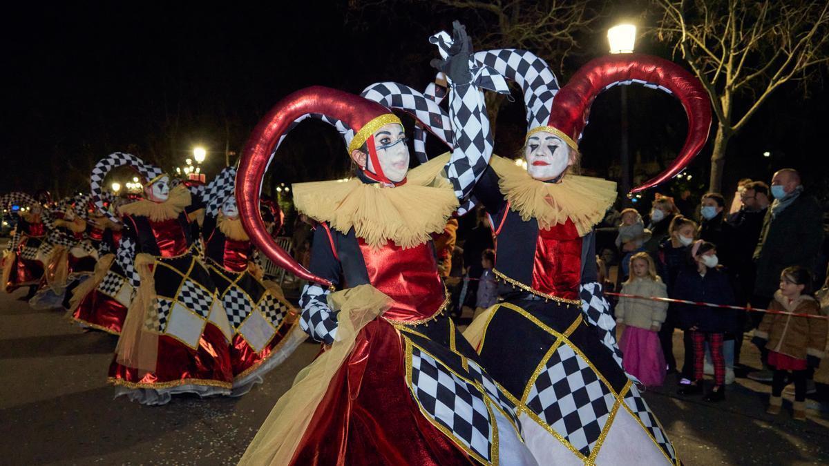 Imagen de una edición anterior del carnaval en Cáceres.