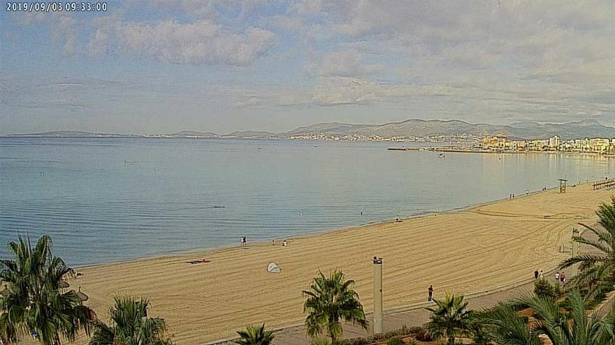 Playa de Palma am Dienstagmorgen.