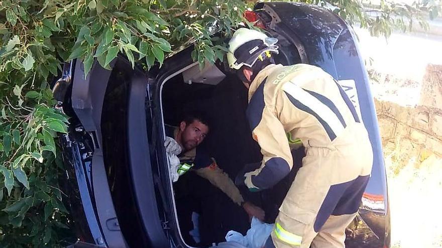 Dos heridos en un accidente de tráfico en Almonacid de la Cuba