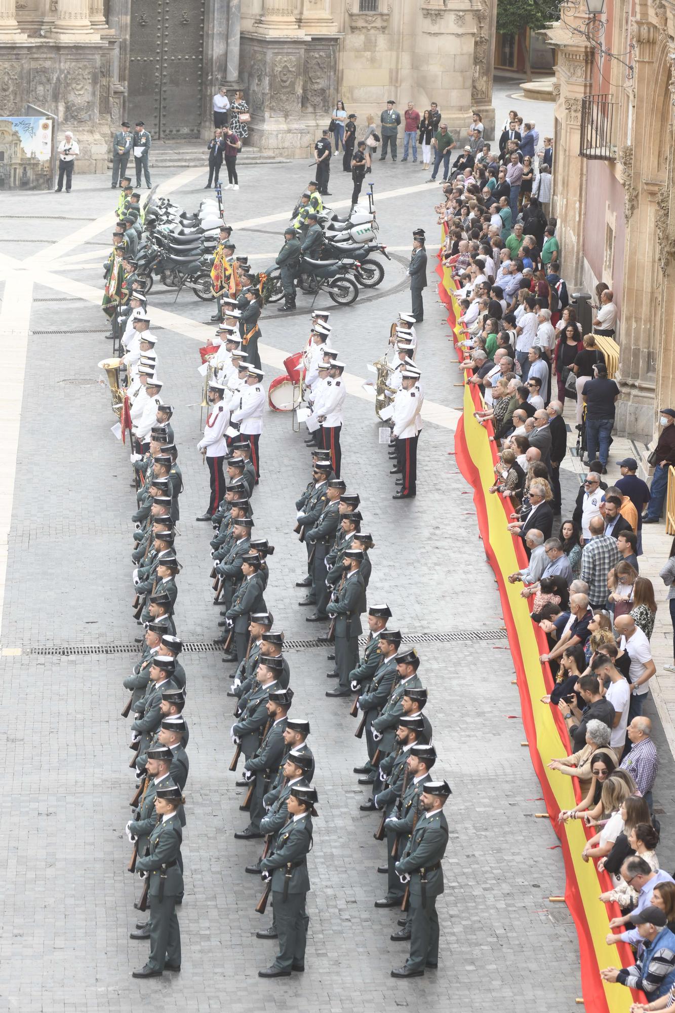 Acto institucional de la Guardia Civil en Murcia por el día de su Patrona