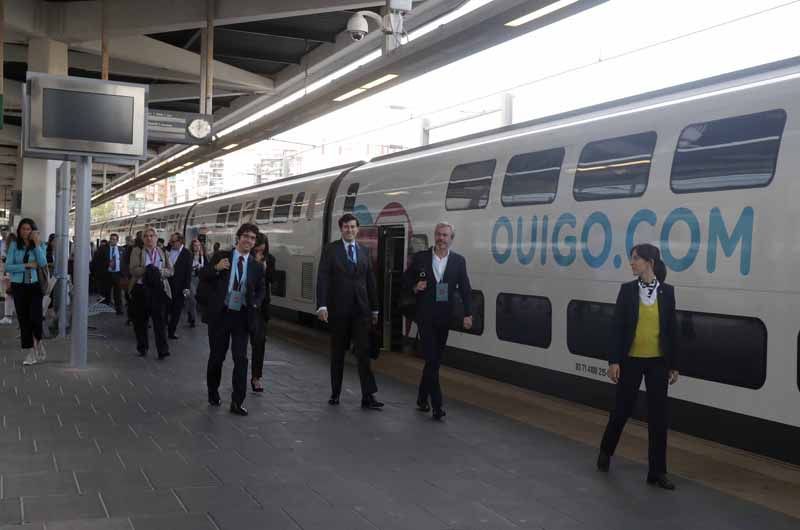 Presentación en València del tren de alta velocidad Ouigo