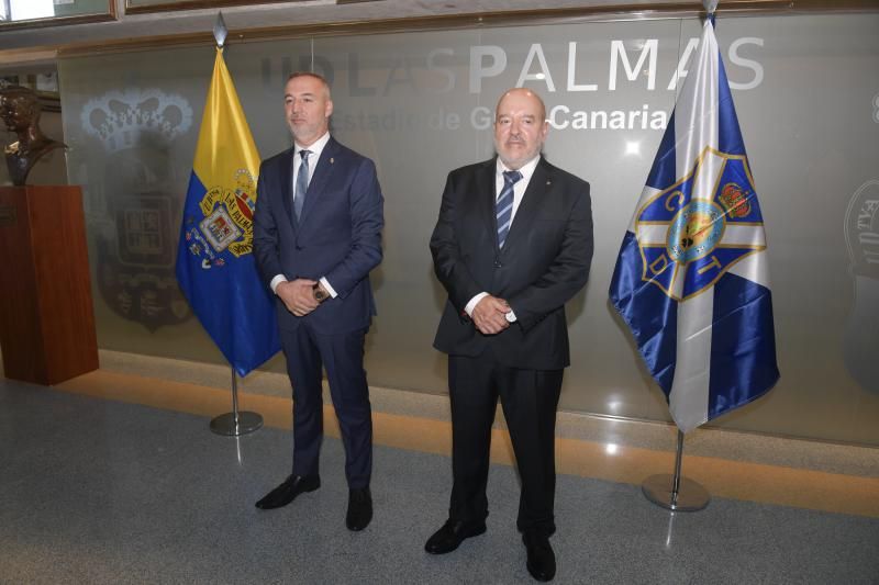 Almuerzo de los presidentes de la UD Las Palmas y el CD Tenerife