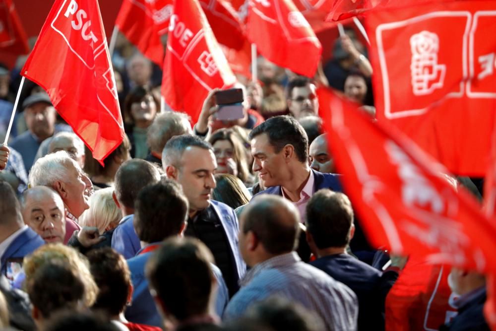 Mitin de Pedro Sánchez en Gijón