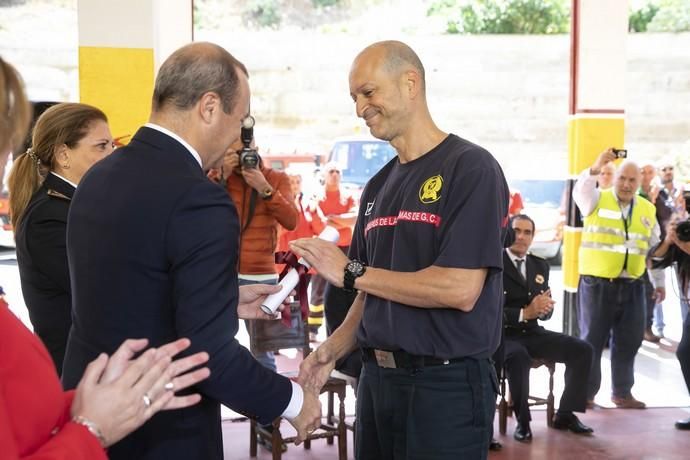 08.03.19. Las Palmas de Gran Canaria. Acto de entrega de Honores y Distinciones Bomberos de Las Palmas de GC. Foto Quique Curbelo