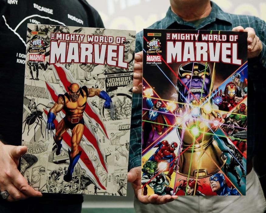 Presentación del cómic Marvel para Metrópoli