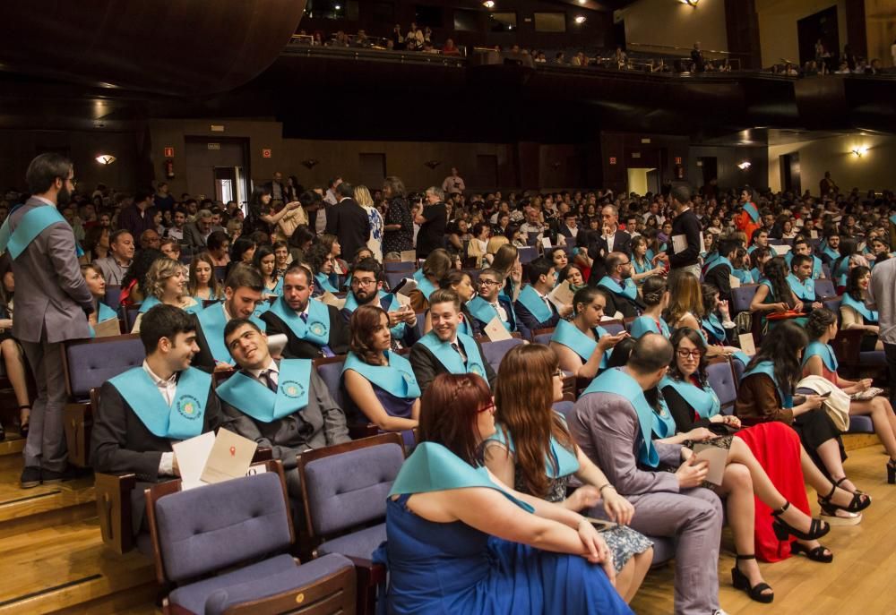 Graduación de la Facutad de Filosofía y Letras en el Auditorio