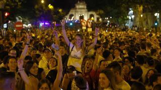 Cuatro detenidos y más de 50 atenciones sanitarias en la celebración del Real Madrid en Cibeles
