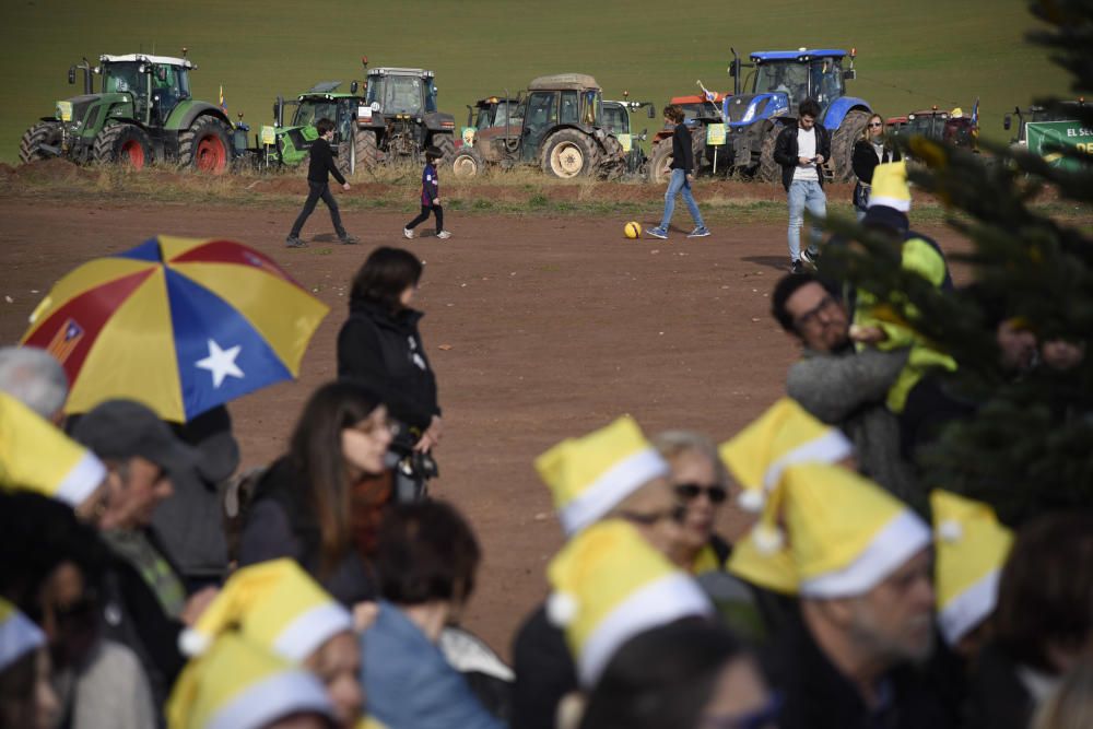 Tractorada a Lledoners.