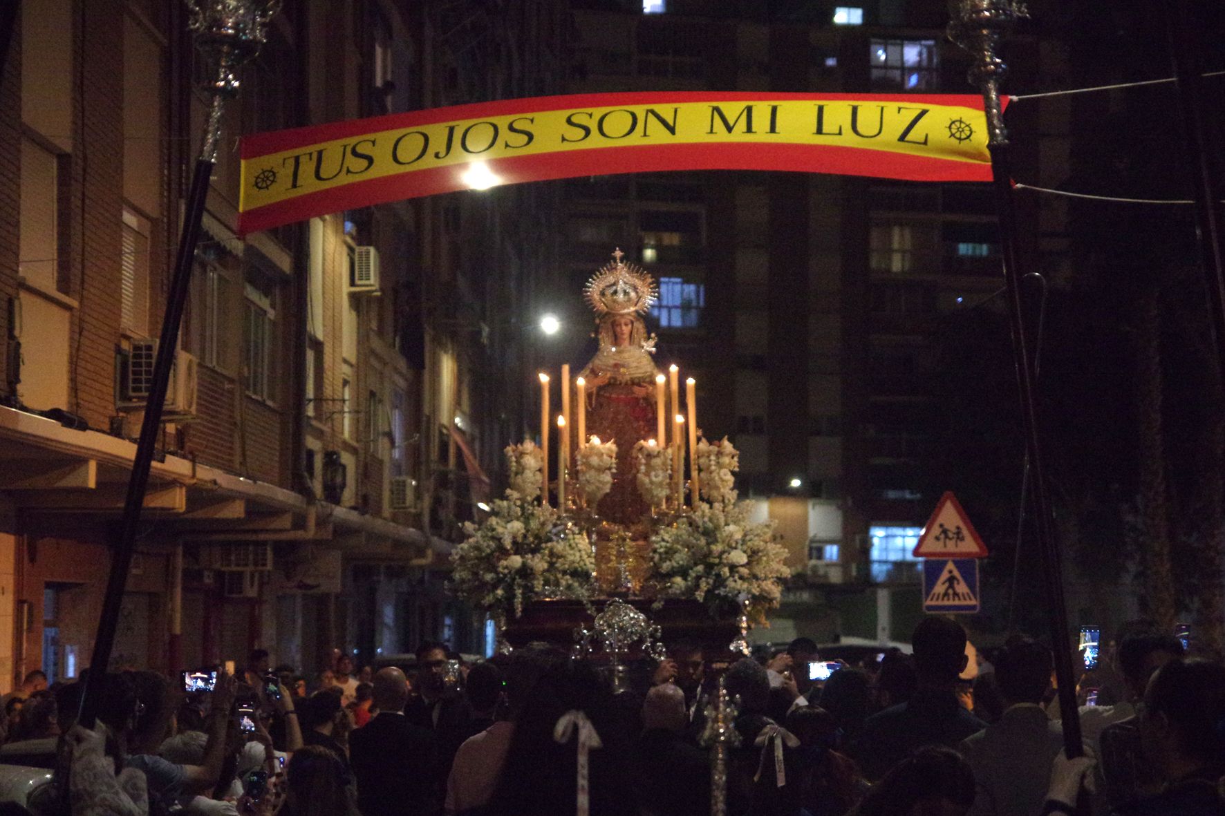 Procesión de alabanza de la Virgen del Mar por Nuevo San Andrés