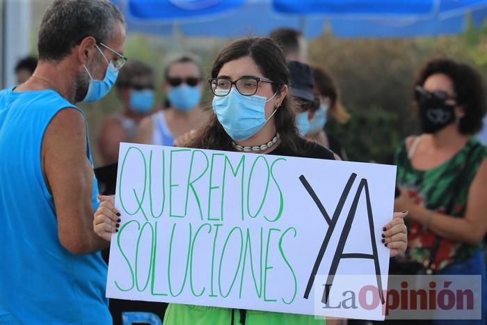 Protesta contra el estado del Mar Menor