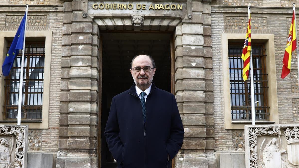 El presidente de Aragón, Javier Lambán.