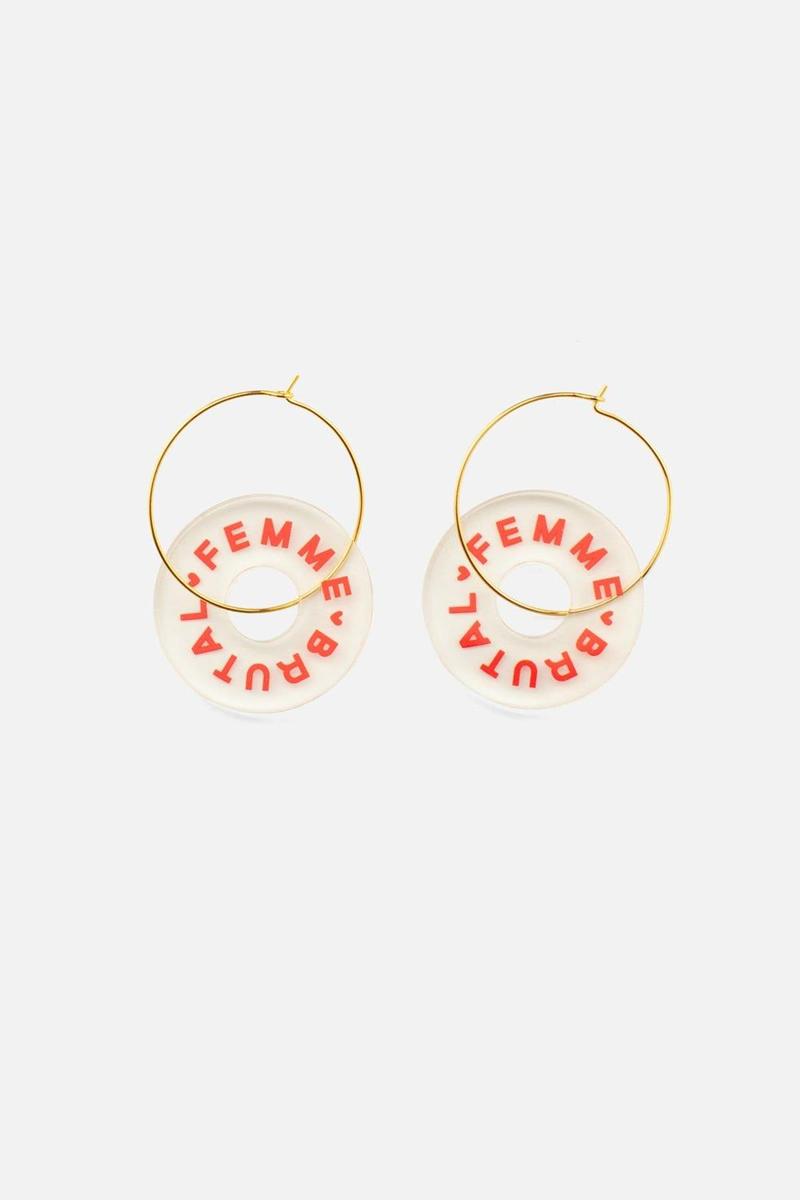 Pendientes 'Femme Brutal' de Brüto Store. (Precio: 26 euros)