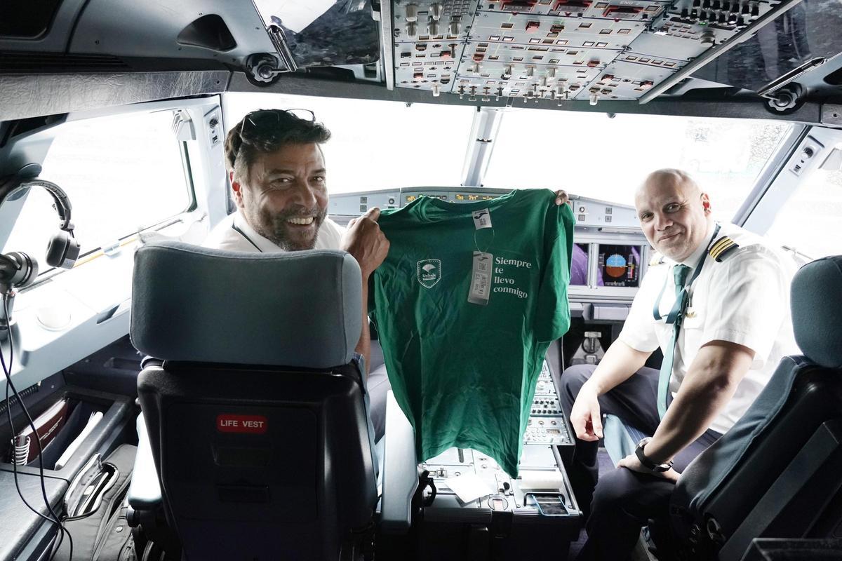 El piloto portugués de Air Serbia mandó un mensaje de apoyo al equipo.