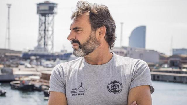 Óscar Camps, hoy, en Club FARO.